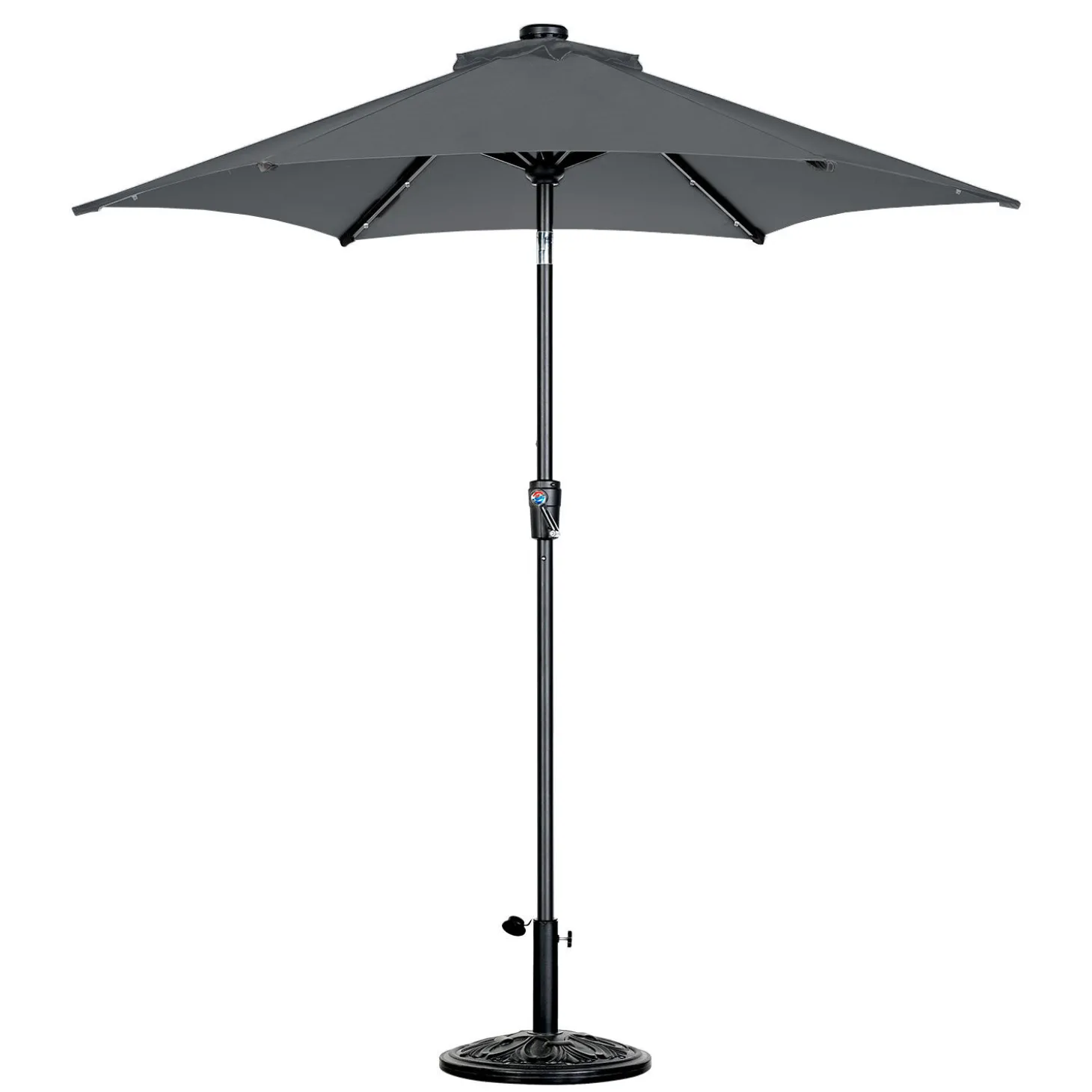 Sonnenschirm mit LED-Beleuchtung, UV50+