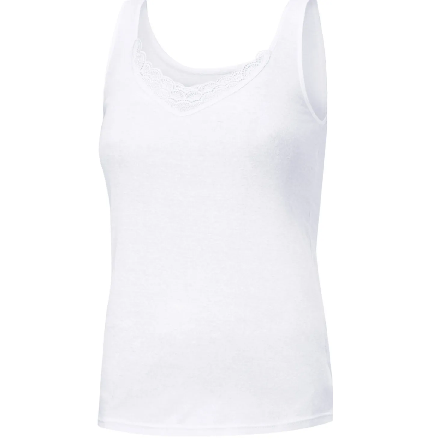 Spitzen Tank Top 3er pack inkl. Waschbeutel