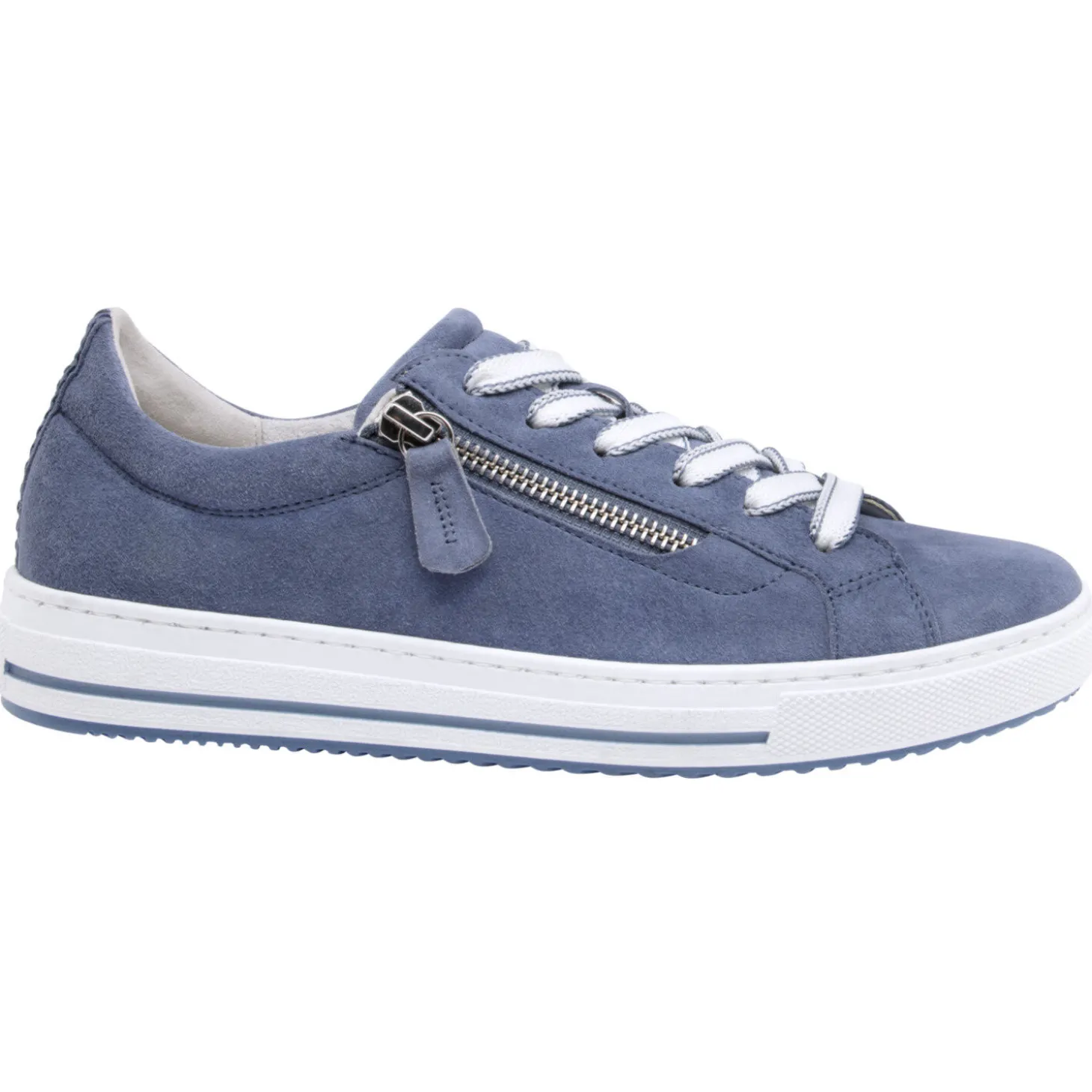 Sportiver Gabor Sneaker aus samtweichem Veloursleder