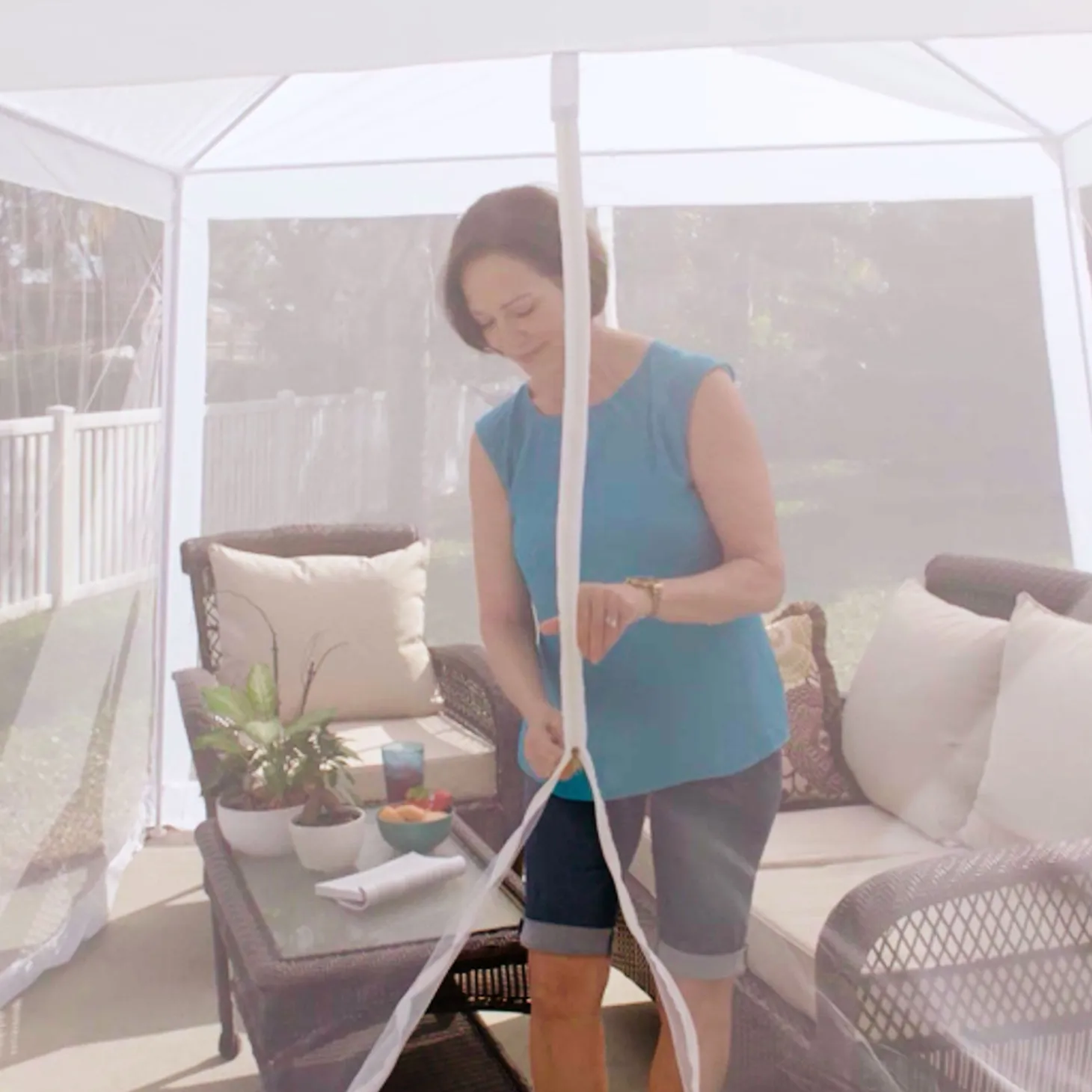 Starlyf Gazebo Gartenzelt mit integriertem Moskinonetz