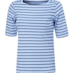 Streifenshirt mit Karreeausschnitt
