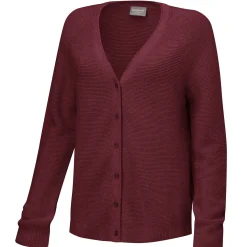 Strickjacke mit Rippstruktur