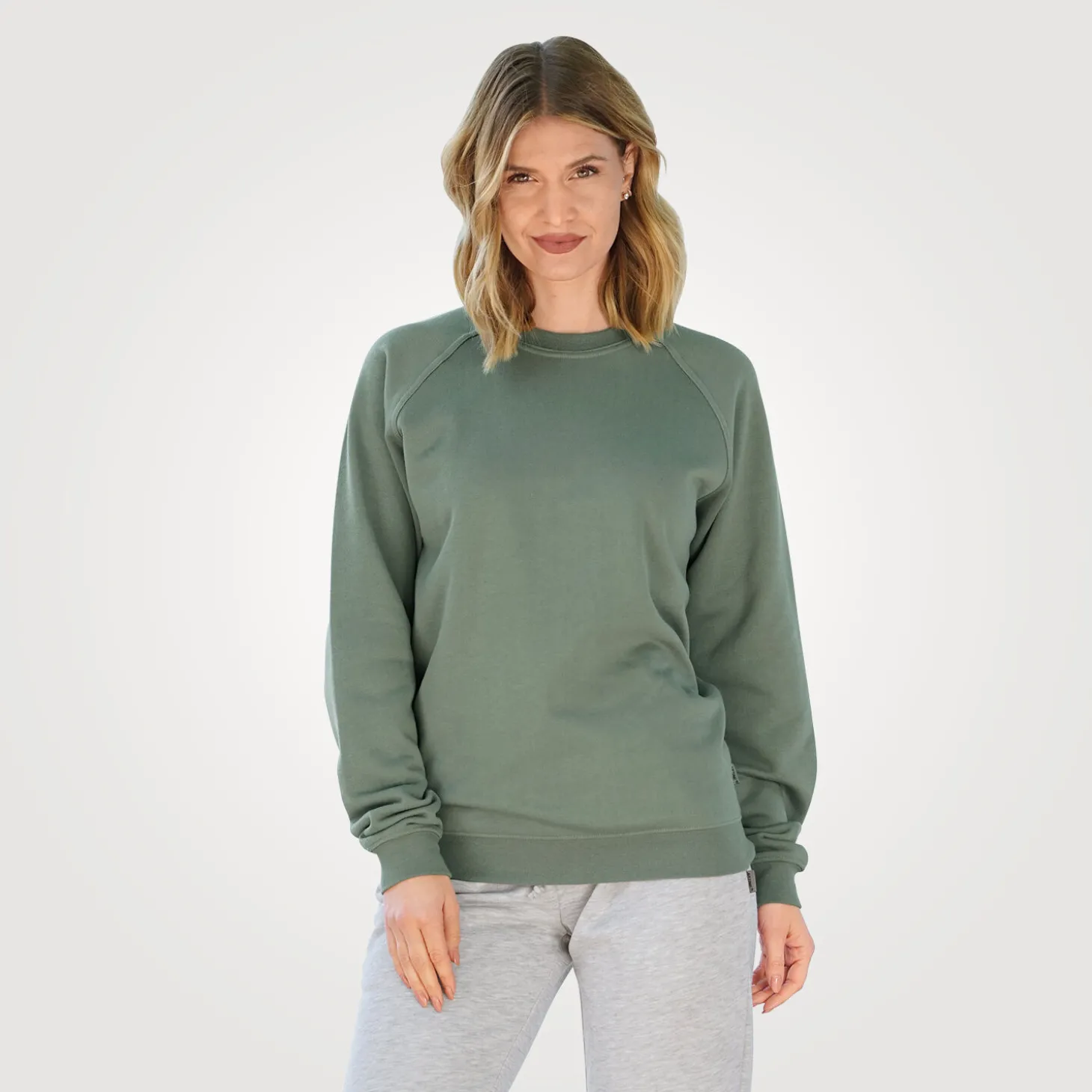 Sweat Shirt mit Bündchen unisex