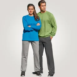Sweat Shirt mit geradem Saumabschluss