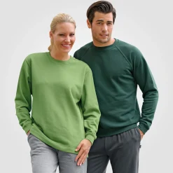 Sweat Shirt mit geradem Saumabschluss