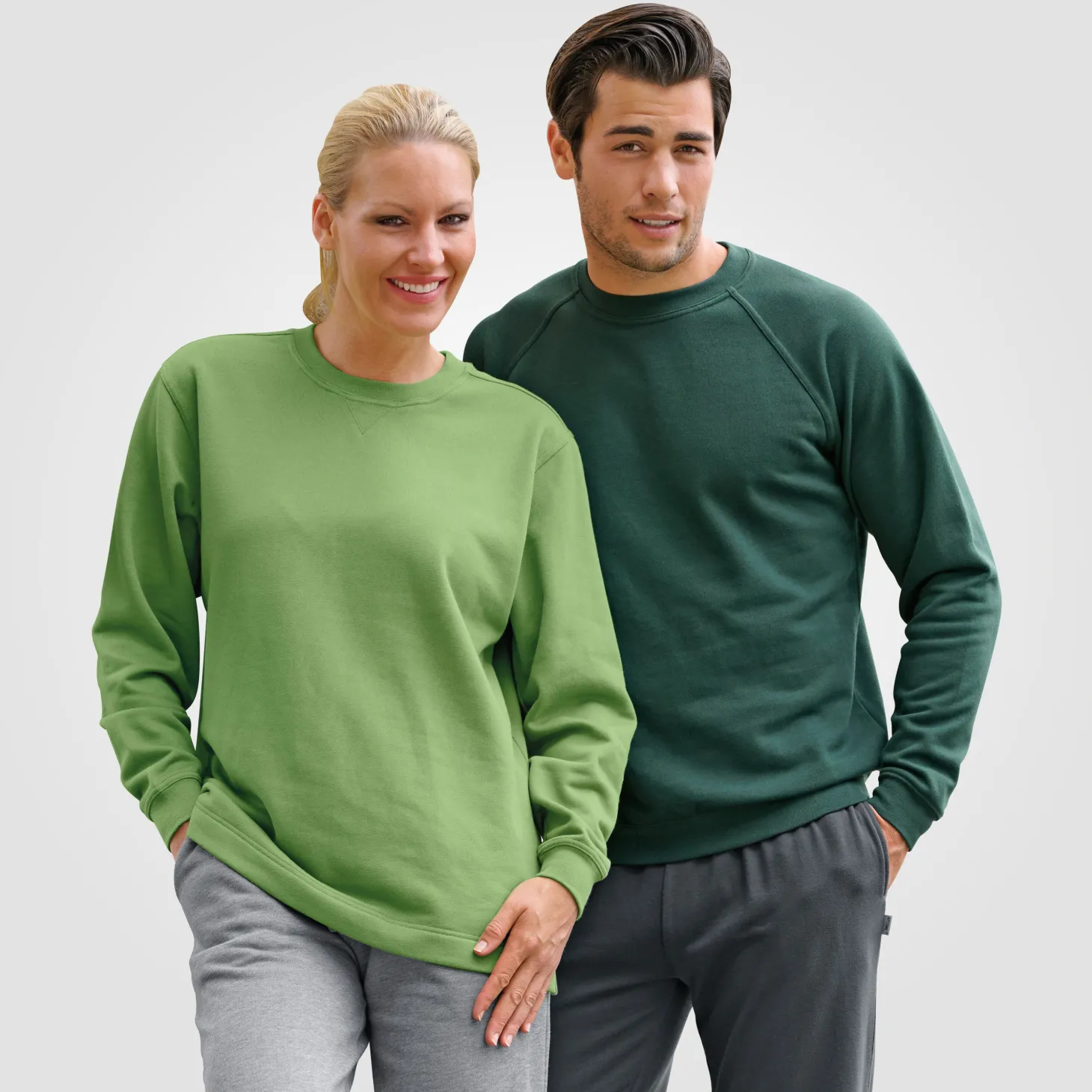 Sweat Shirt mit geradem Saumabschluss