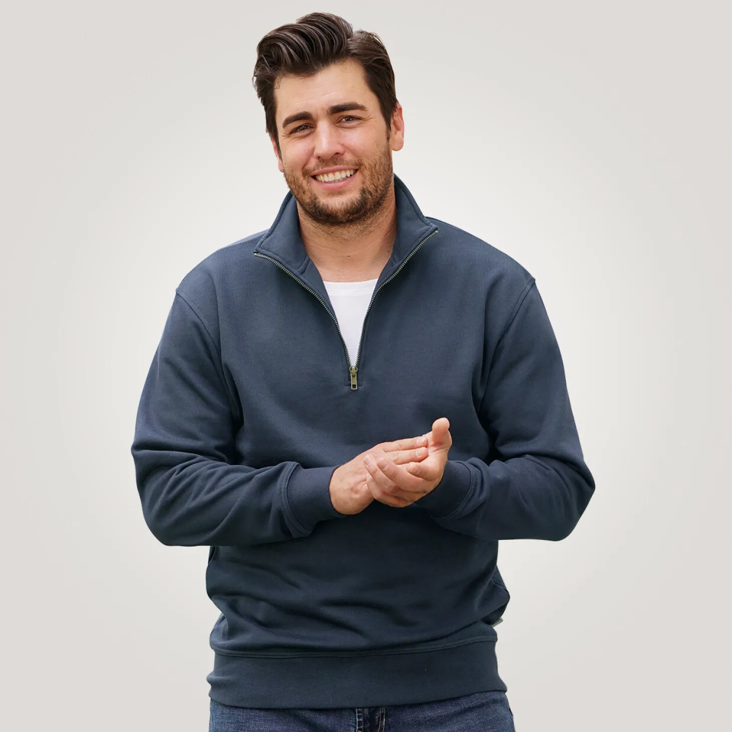 Sweater mit Reissverschluss