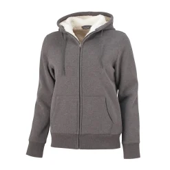 Sweatjacke mit Teddyfleece
