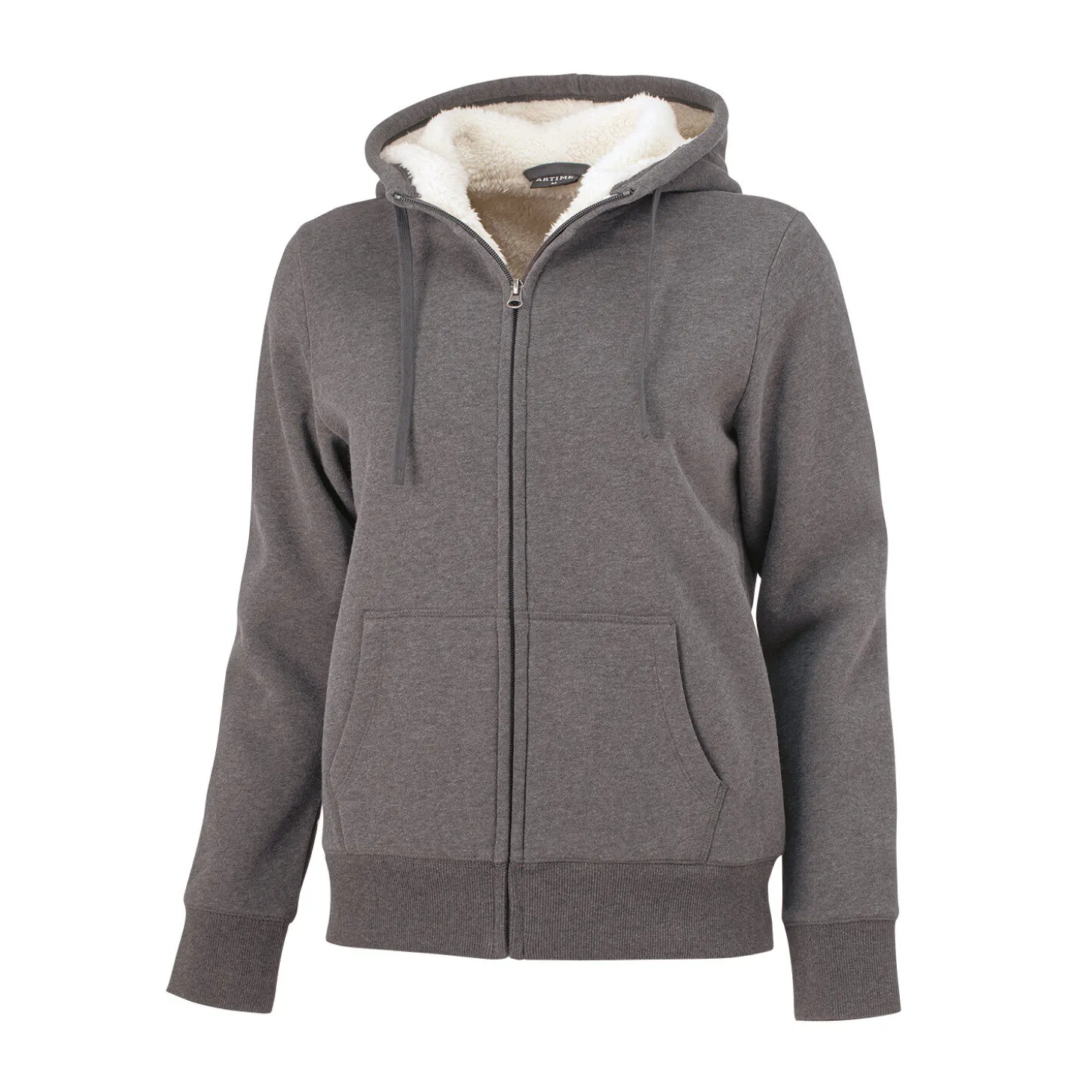 Sweatjacke mit Teddyfleece
