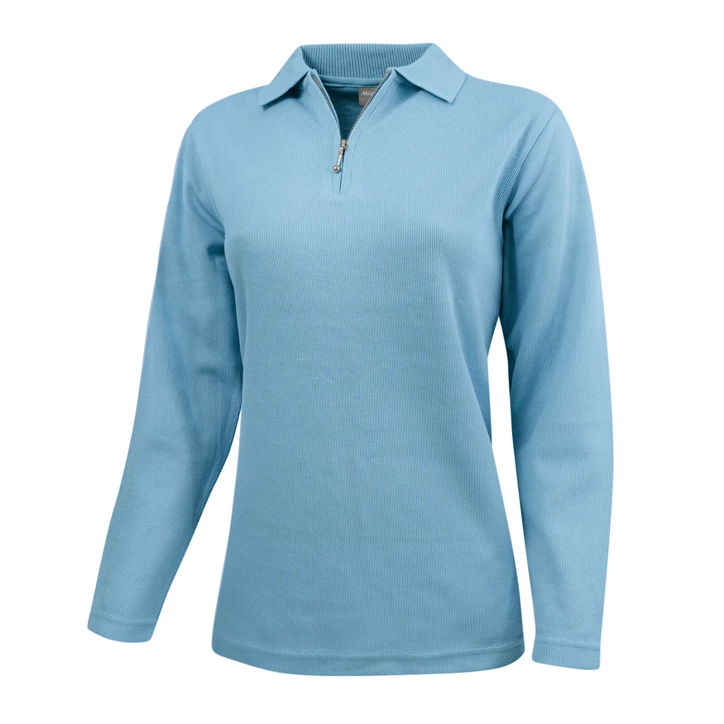 Sweat-Shirt mit feiner Ripp-Optik