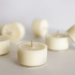 Teelichter aus Soja-Kokoswachs, 50er-Set