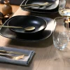 Teller-Set Magic Black Square, 12-teilig