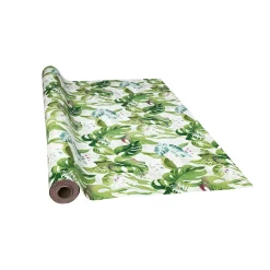 Tischdecke mit grünen Dschungelblättern