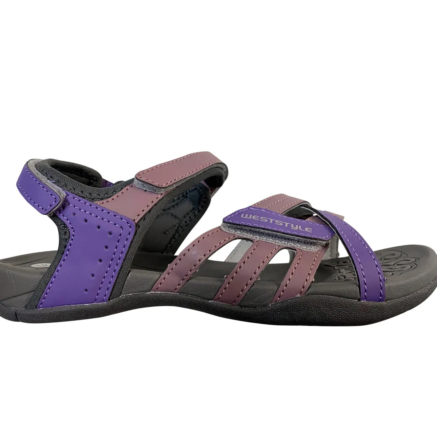 Trekking-Sandale mit 3 Velcro-Verschlüssen