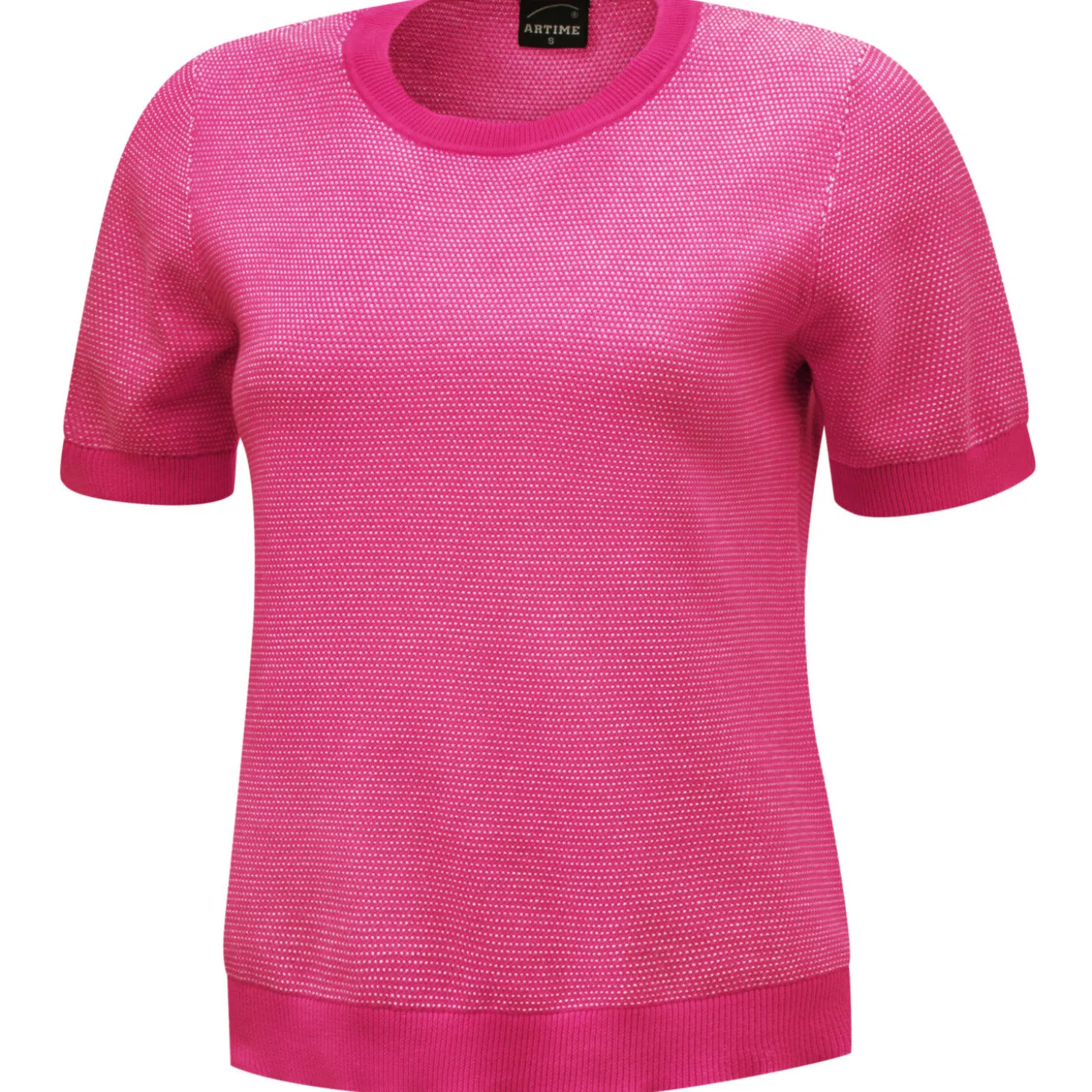 Trendiger Kurzarmpullover