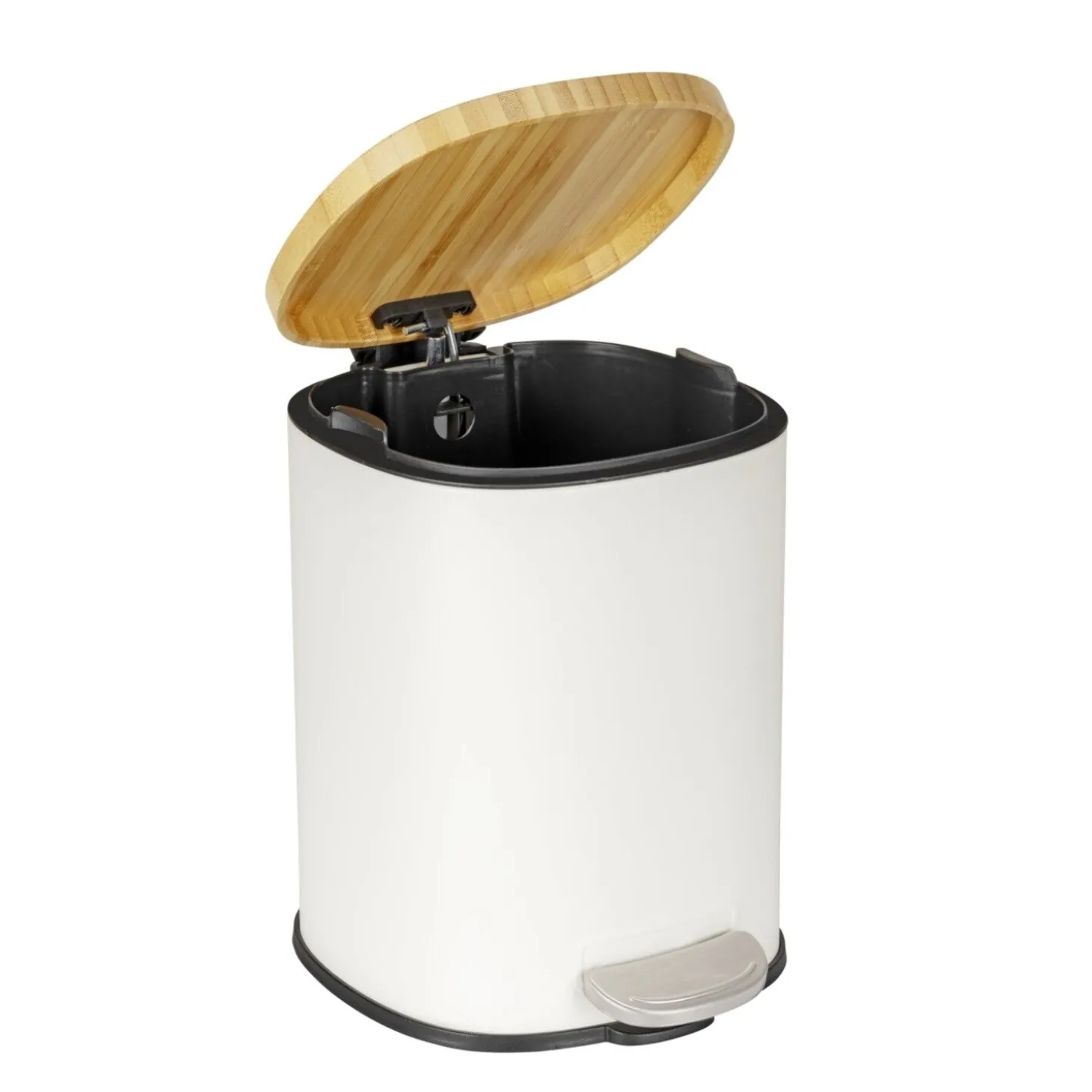 Treteimer Fianema mit Bambusdeckel, 3 Liter