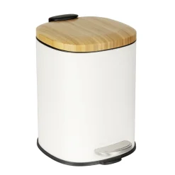 Treteimer Fianema mit Bambusdeckel, 3 Liter