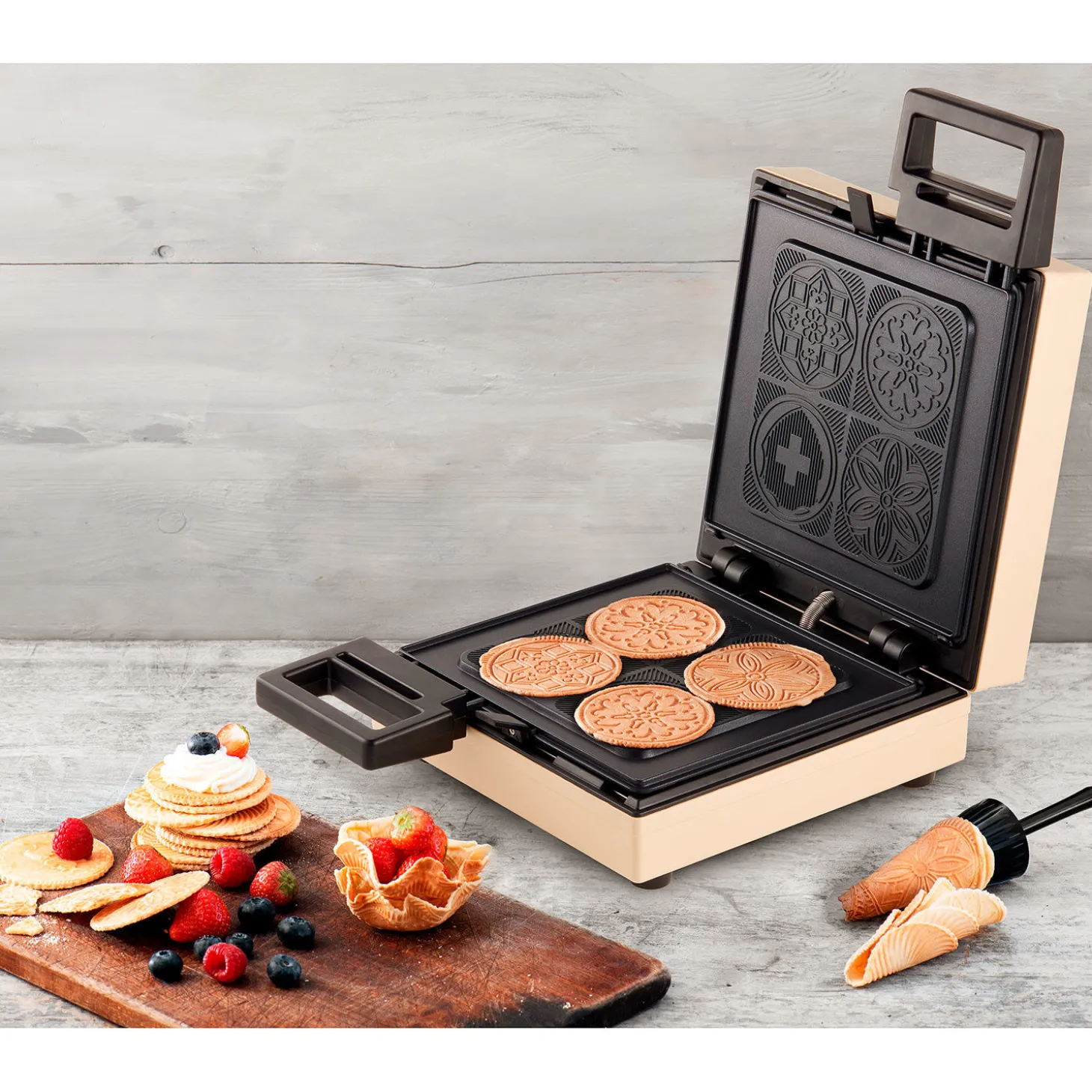 Trisa Brezel- und Waffeleisen 1000 W