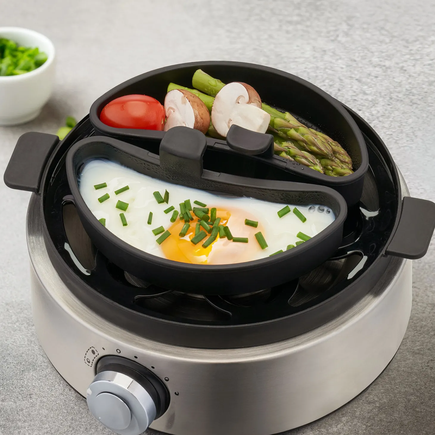 Trisa Eierkocher Vario Eggs – Platz für 7 Eier