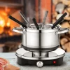 Trisa Fondue-Set Vario Inox, 9-teilig