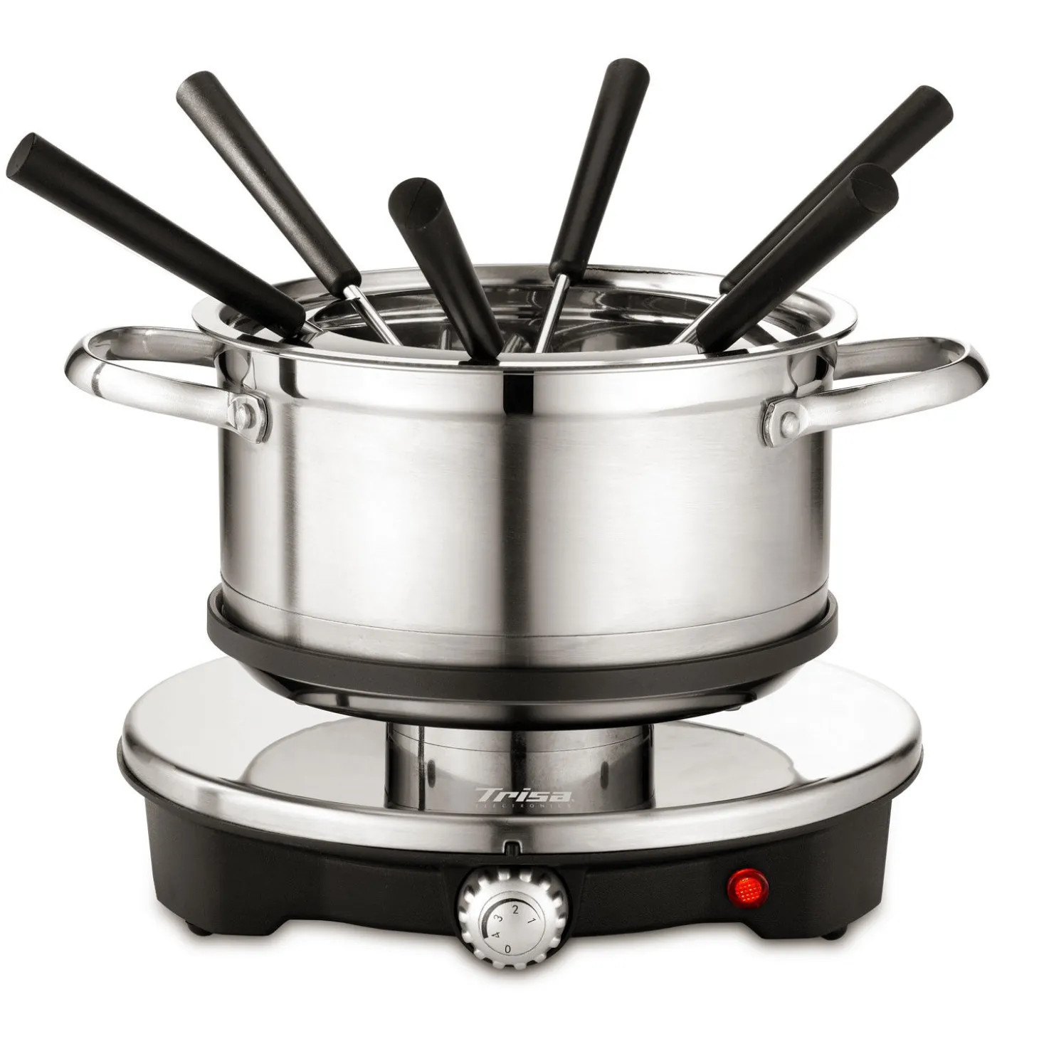 Trisa Fondue-Set Vario Inox, 9-teilig