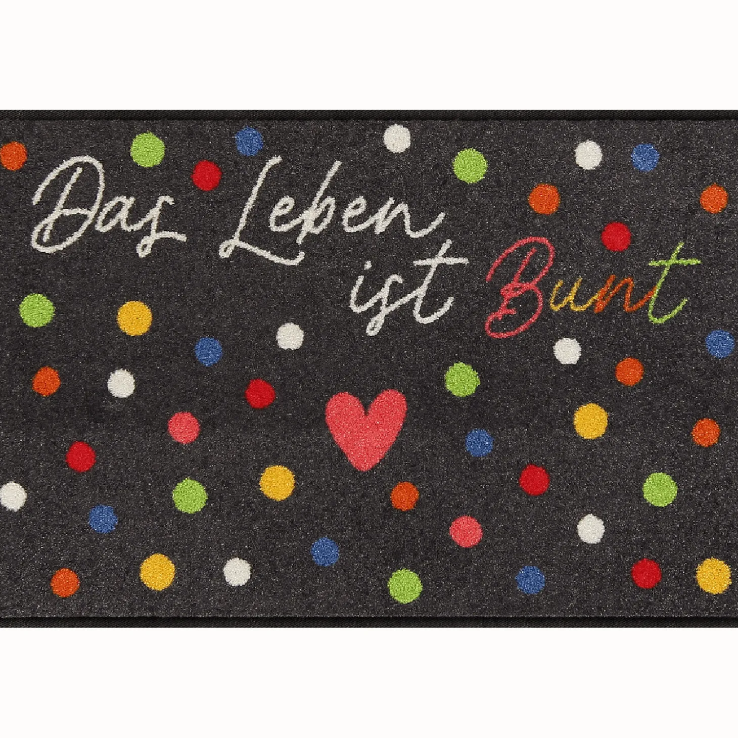 Türmatte Buntes Leben mit bunten Punkten