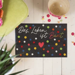 Türmatte Buntes Leben mit bunten Punkten