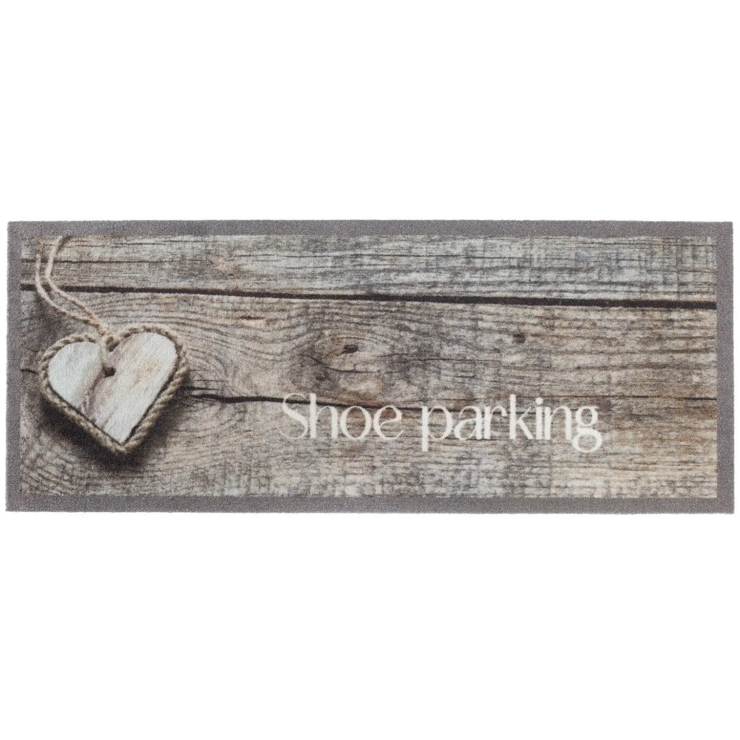 Türmatte Schuhparkplatz Heart Wood