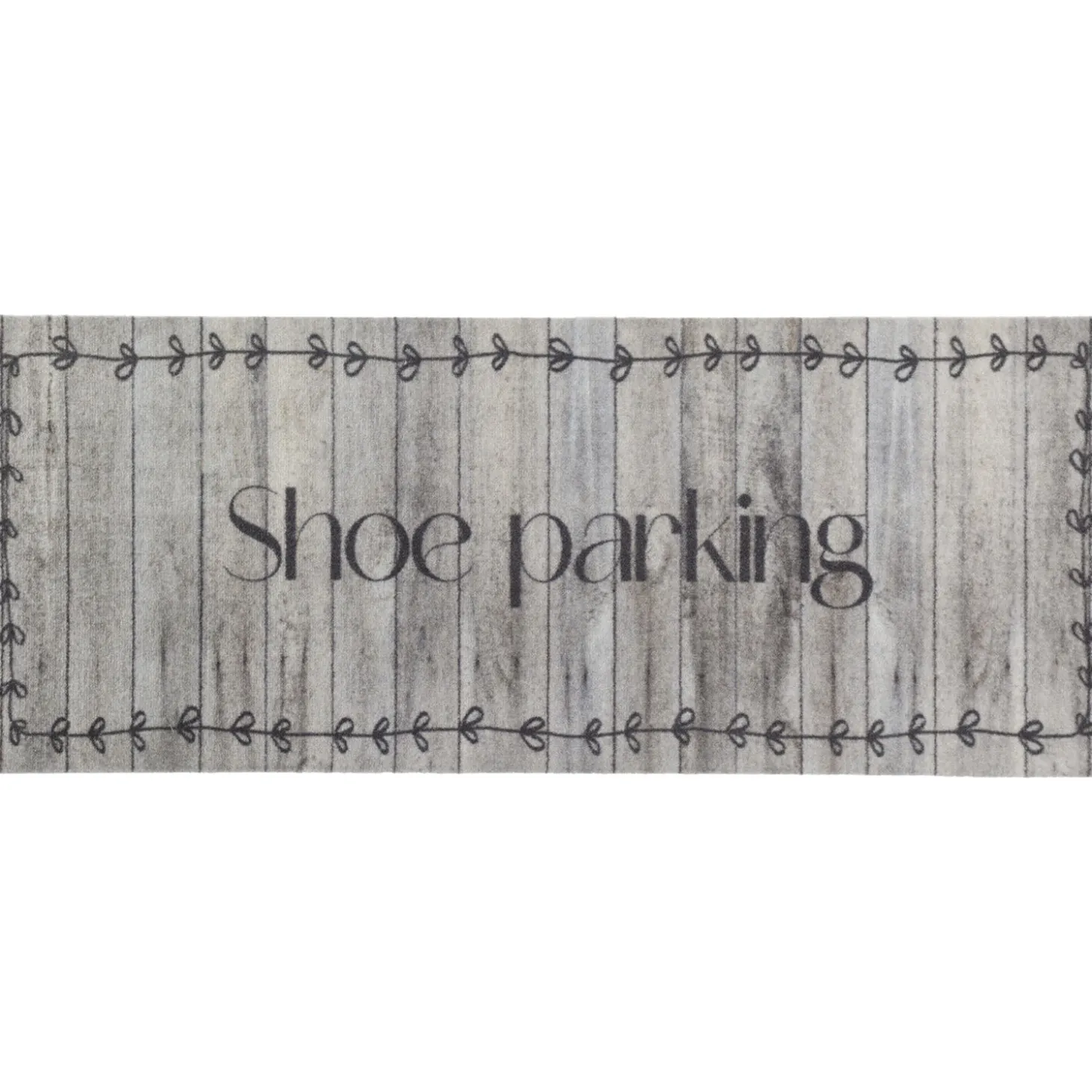 Türmatte Schuhparkplatz Love Wood