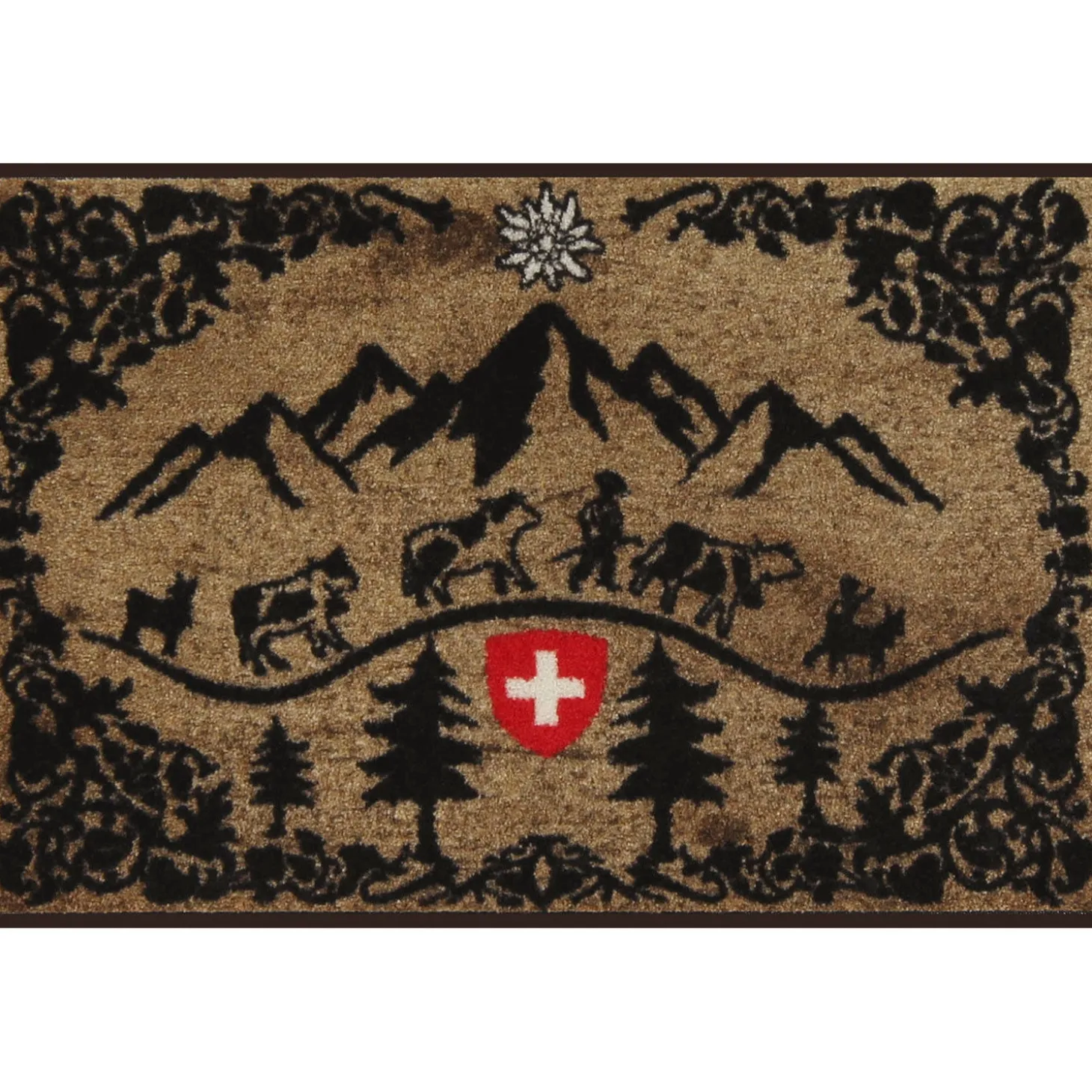 Türmatte Schweizer Berge Holz