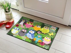 Türvorlage Dschungeleulen 50x75 cm