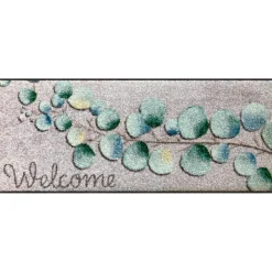 Türvorlage Eucalyptus Welcome