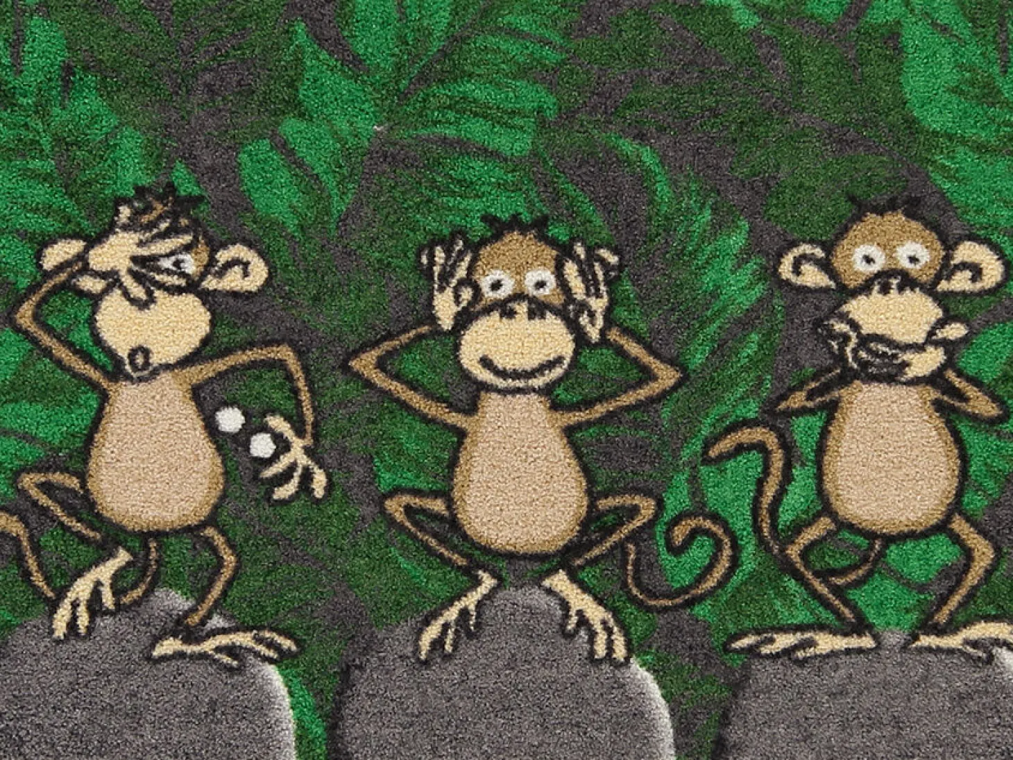Türvorlage Three Monkeys 50x75 cm