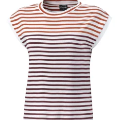 T-Shirt in Rippenstruktur gestreift