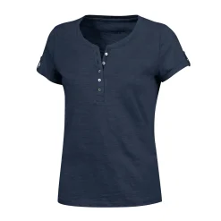 T-Shirt mit Knopfleiste