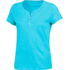 T-Shirt mit Knopfleiste