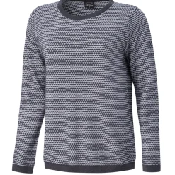 Two Tone Pullover für Damen mit Struktur