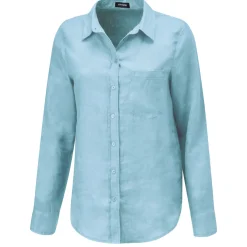 Uni Damen Bluse mit Hemdkragen