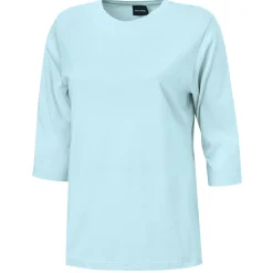Uni Damen Pyjama Shirt mit 3/4 Ärmeln
