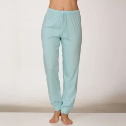 Uni Pyjama Hose mit Bündchenabschluss