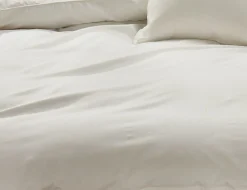 Uni Satin Bettwäsche mit Biese