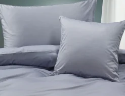 Uni Satin Bettwäsche mit Biese