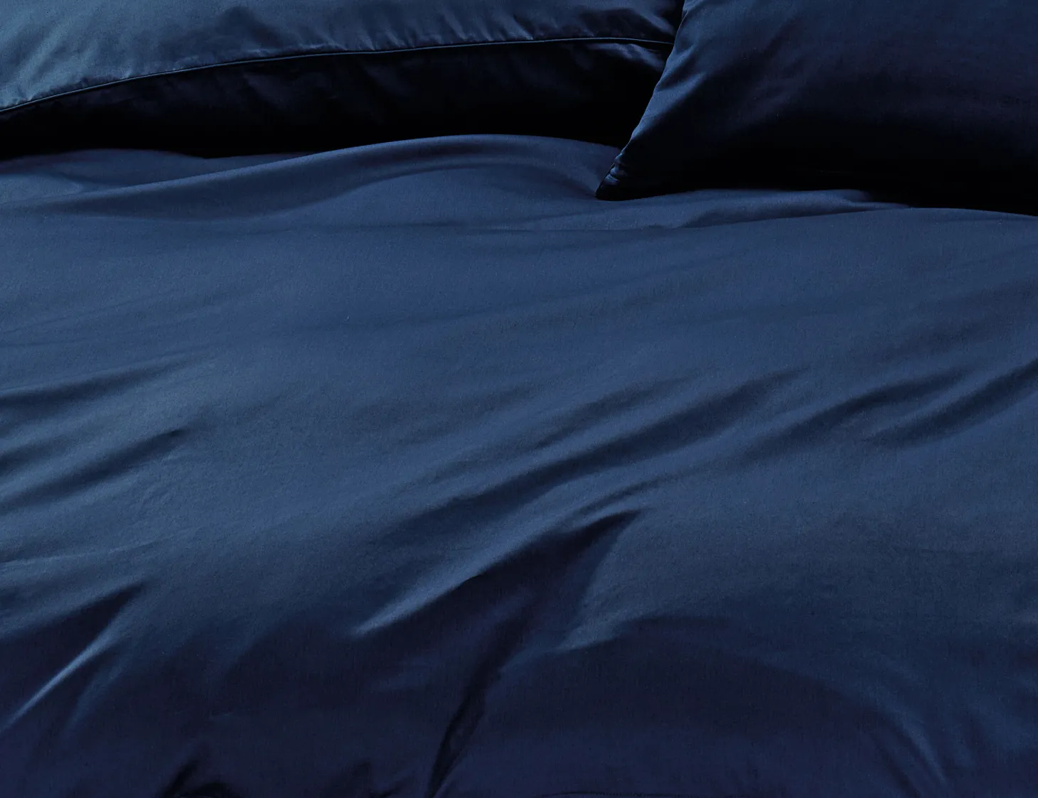 Uni Satin Bettwäsche mit Biese