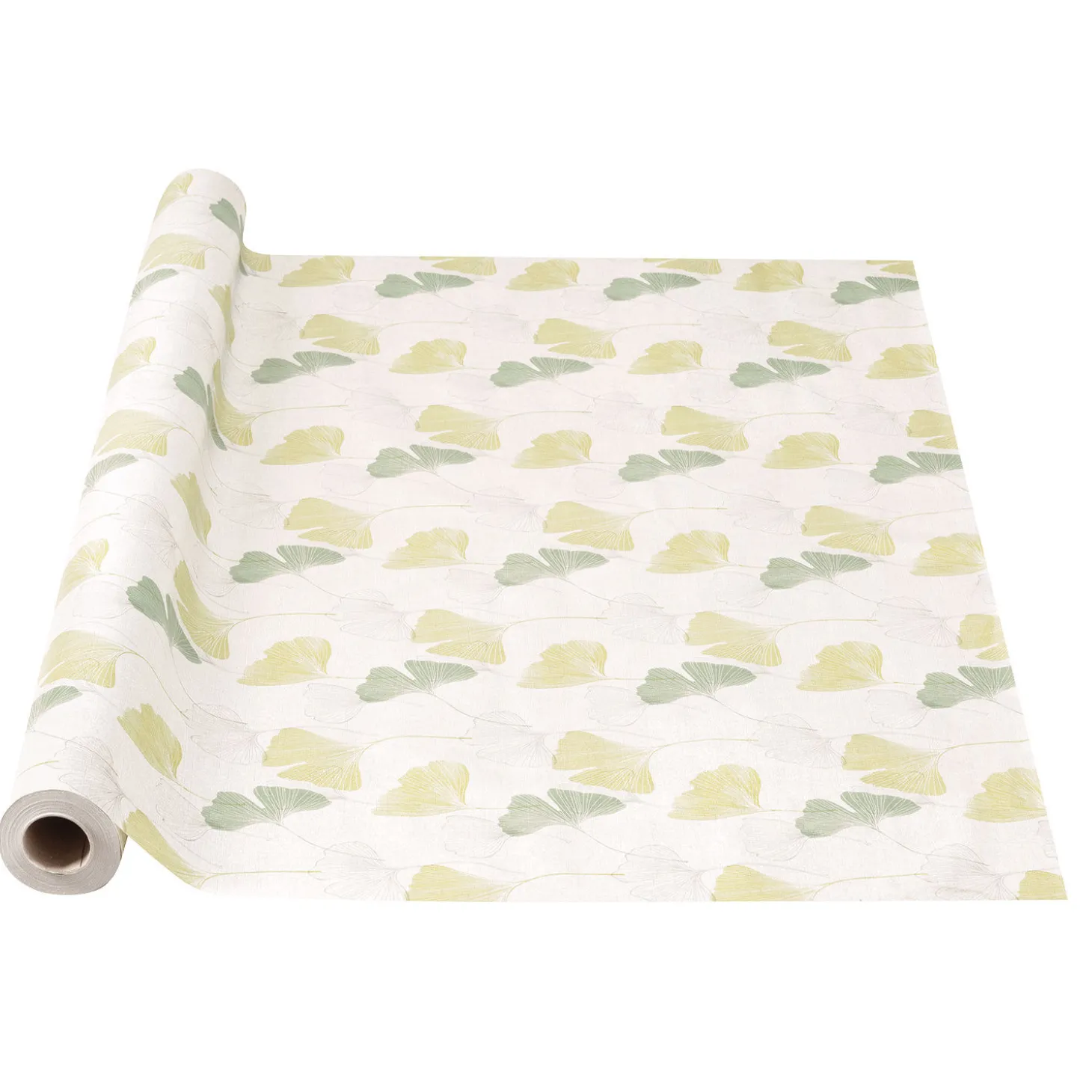 Vinyl-Tischdecke mit Gingkoblättern