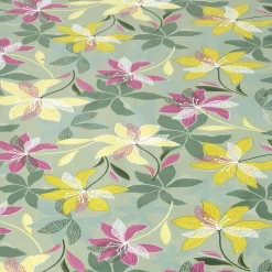 Vinyl-Tischdecke mit schönem Blumenprint