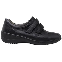 WALDLÄUFER Klettslipper für Damen aus Leder