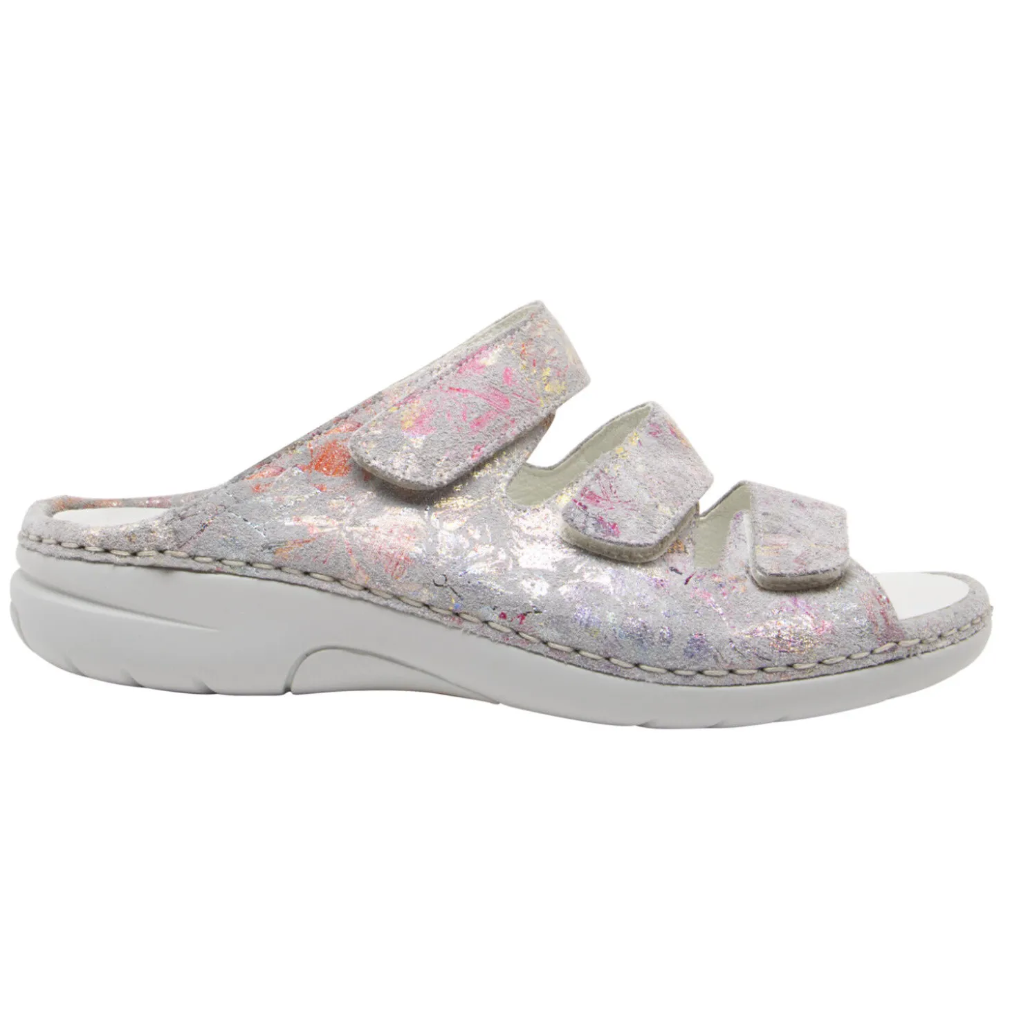 WALDLÄUFER Pantolette für Damen aus Leder