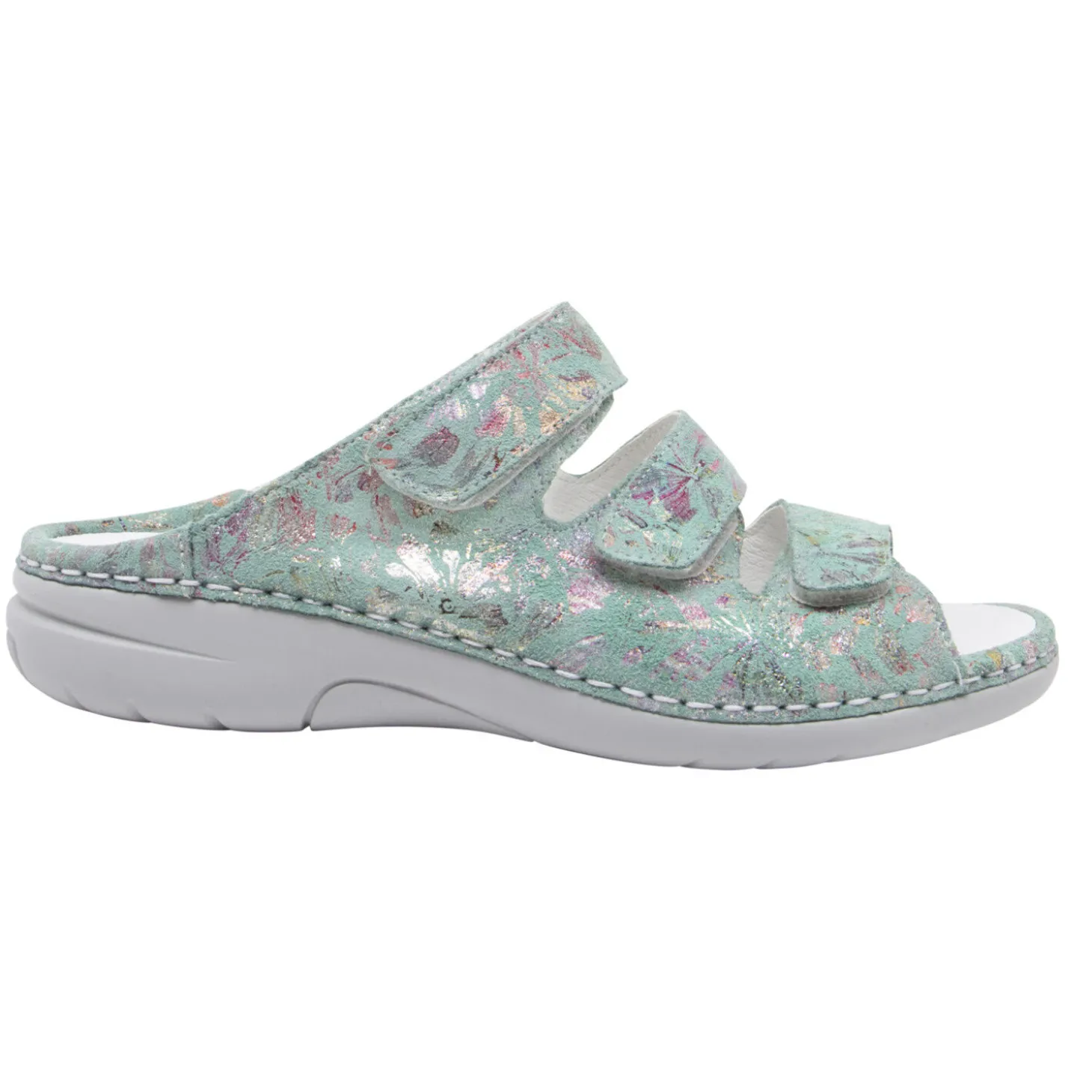 WALDLÄUFER Pantolette für Damen aus Leder