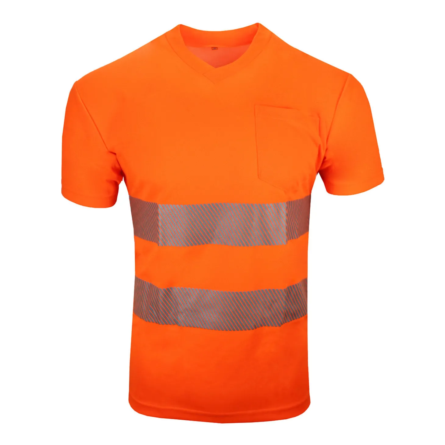 Warnshirt mit V-Ausschnitt
