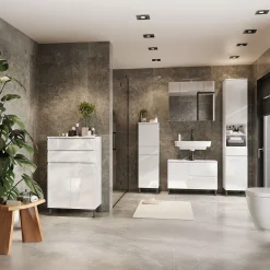 Waschbecken Unterschrank Silas, breite Ausführung